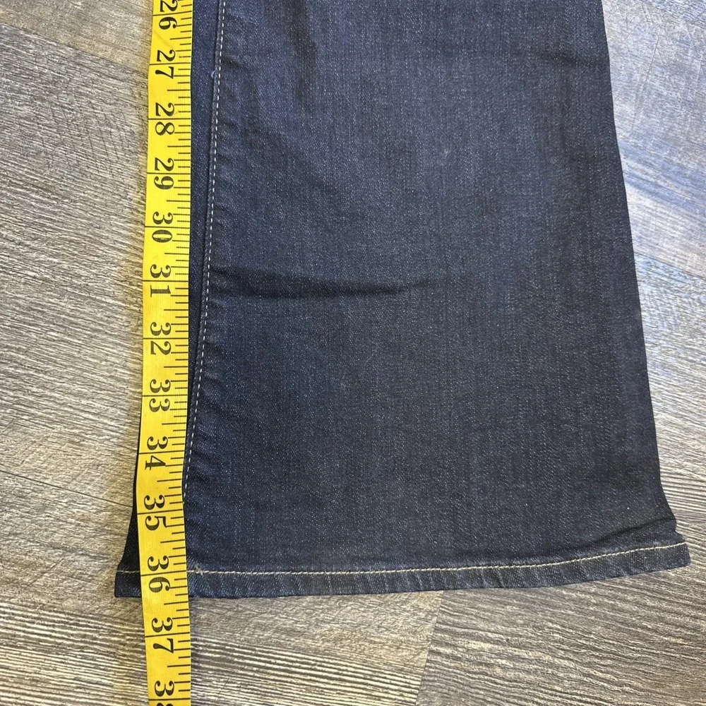 Gap 1969 Resolution Skinny Flare Jeans Womens 30L Mid Rise Stretch Denim